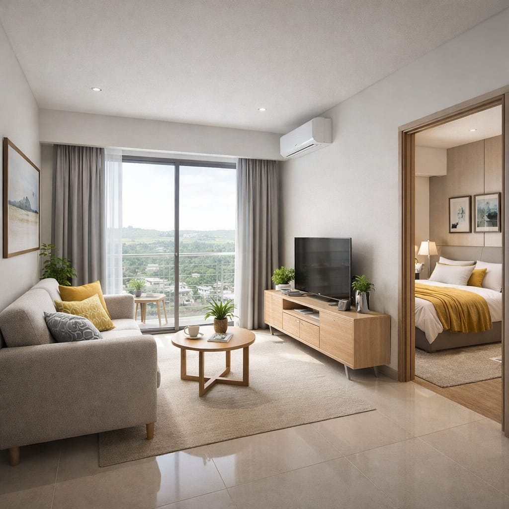 1 BHK flat in Pune for sale – modern apartment by Taru Properties