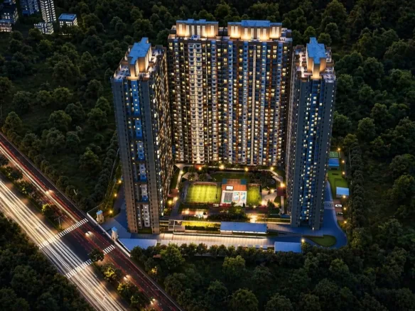 Godrej Woodsville Hinjewadi premium residential towers exterior view